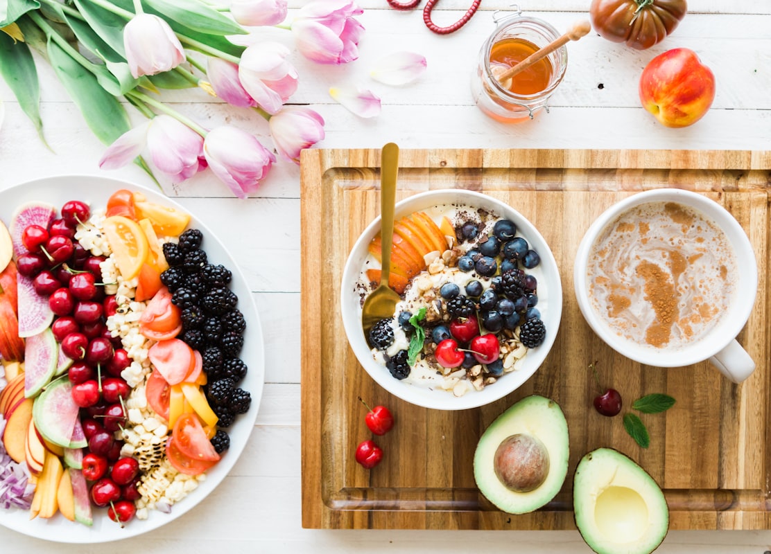 Fresh vegetables and healthy food ingredients